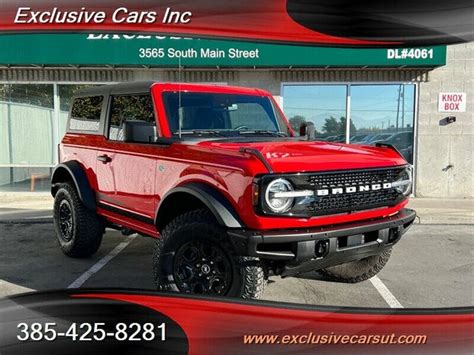 2022 Edition Wildtrak Advanced 2 Door 4wd Ford Bronco For Sale In Utah Cargurus