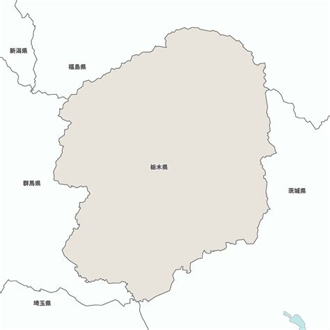 栃木県の地図 Map It マップ・イット