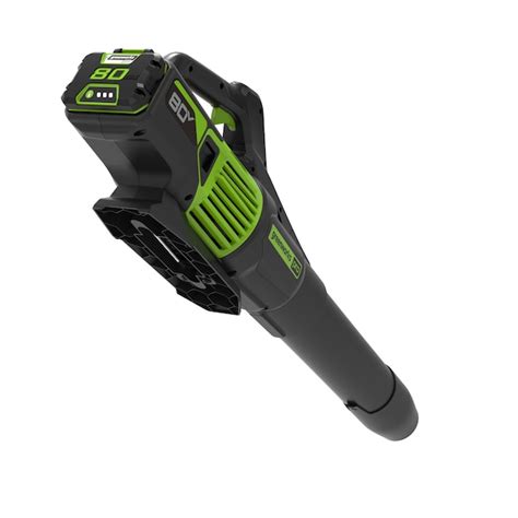 Greenworks Pro 80 Volt Max 730 Cfm 170 Mph Brushless Handheld Cordless Electric Leaf Blower 4 Ah