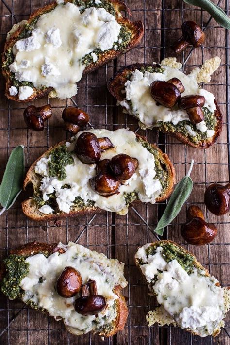 Pesto Goat Cheese Sourdough Toast Half Baked Harvest