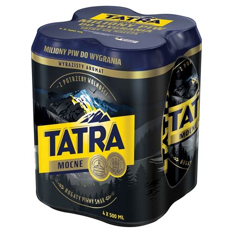 Tatra Piwo jasne pełne 6 x 500 ml promocja Biedronka Ding pl