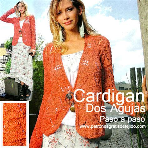 Cardigan Con Romanticismo Paso A Paso A Dos Agujas