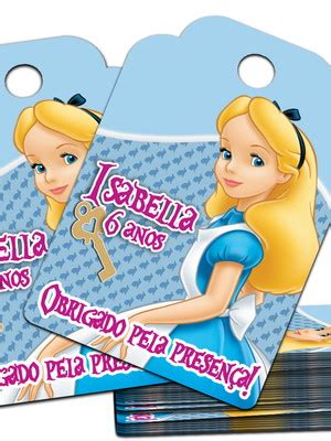 Tag De Agradecimento Alice No Pais Das Maravilhas Compre Produtos