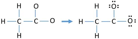 Acetate Ch Coo Ion Lewis Structure Resonance Structures