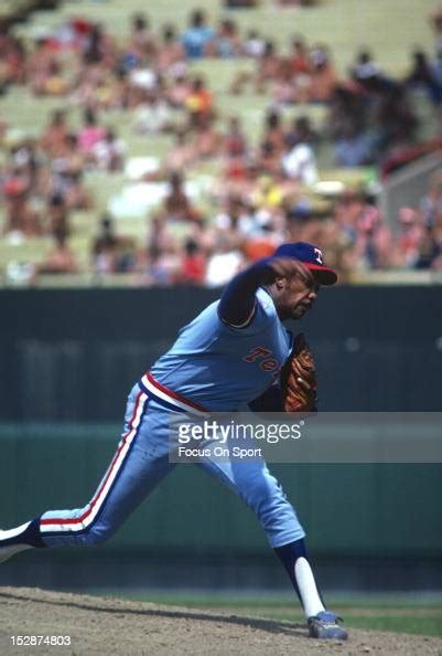 Ferguson Jenkins The Texas Rangers Pitches Against The Baltimore