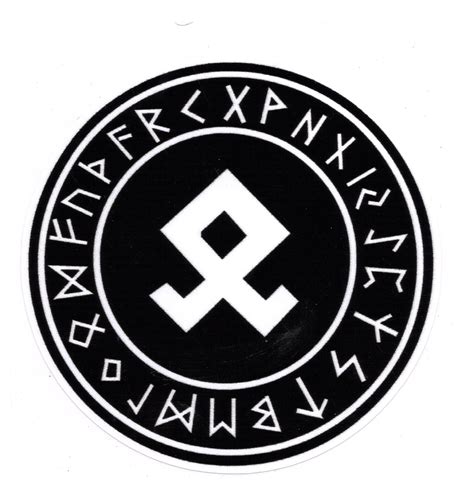 Sticker Runes Black – Military Print