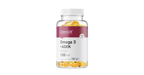 OstroVit Omega 3 ADEK 120 kapsułek opinie skład i cena Apteka