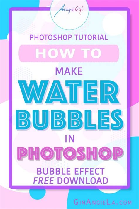 How To Make Water Bubbles In Photoshop (+ FREE Bubble Effect Download!)