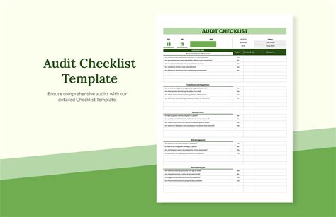 Free Audit Checklist Template Excel Prntbl Concejomunicipaldechinu Gov Co