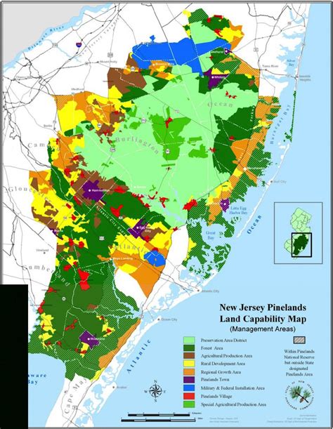 South New Jersey For Nj State Parks Map Printable Map