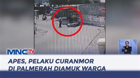 Kepergok Curi Motor Di Siang Bolong Pemuda Di Palmerah Babak Belur