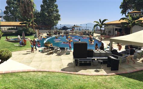 Vinewood Hills Pool Party Menyoo Gta Mods