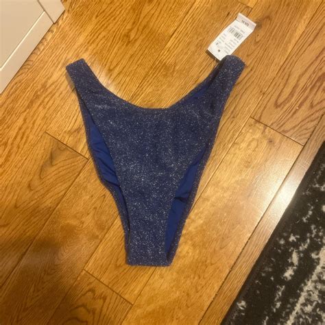 Pacsun Women S Blue Bikini And Tankini Bottoms Depop