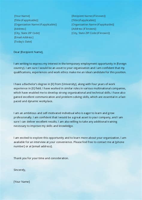 Interim Job Offer Letter Template Infoupdate Org