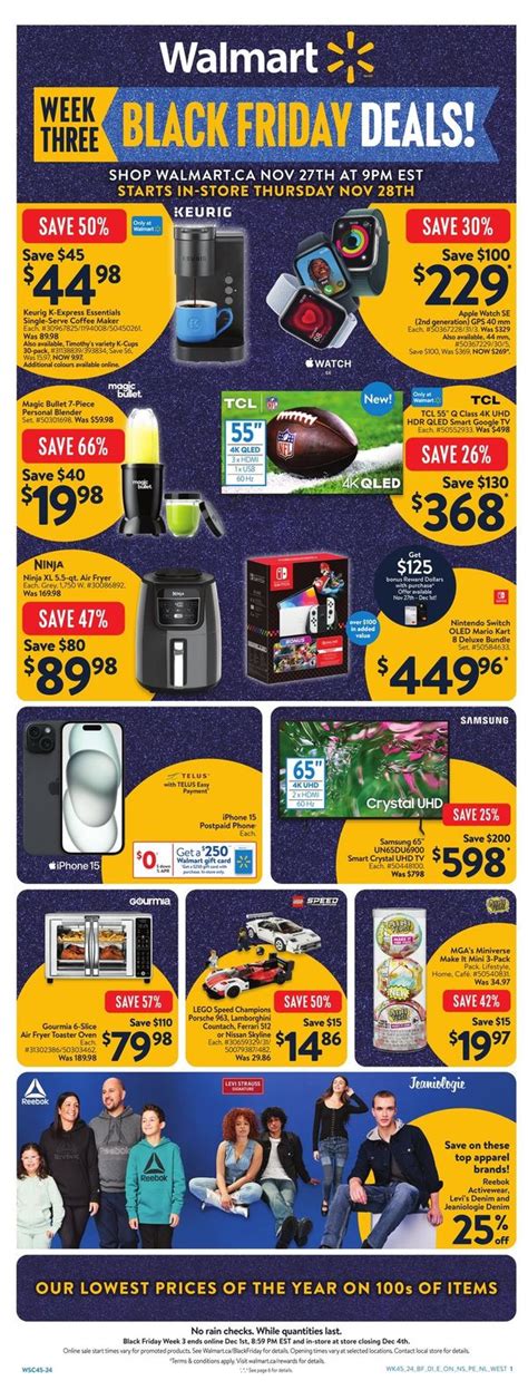 Walmart Atlantic Flyer November To December