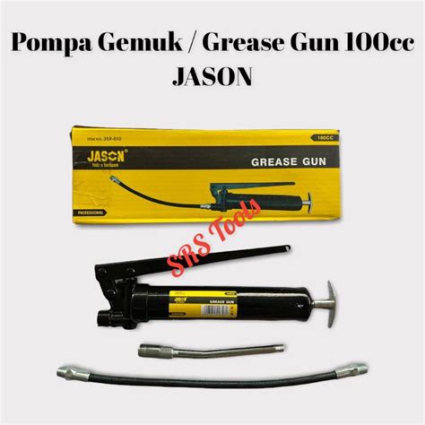 Jual JASON 359 010 Pompa Gemuk Stempet Tangan 100 Cc Hand Grease Gun