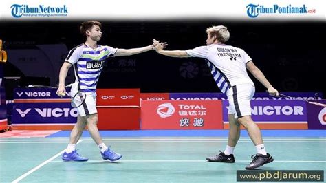 Live Hasil Semifinal Badminton Indonesia Master 2022 Marcus Kevin Vs