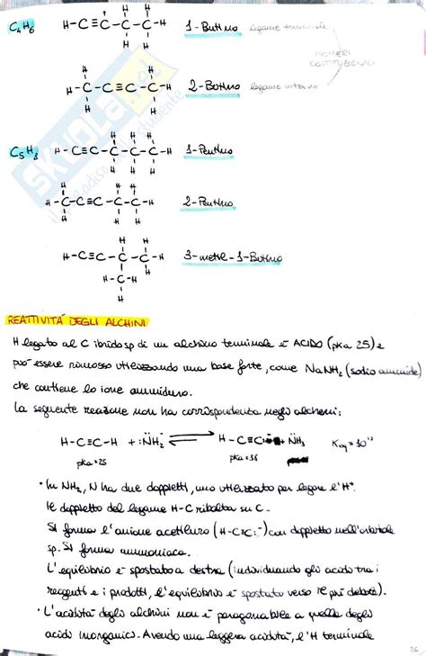 Chimica Organica Parte Alcani Alcheni Alchini