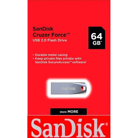 sandisk cruzer force 64Gb Metal at Rs 465/piece | SanDisk Pen Drive in ...