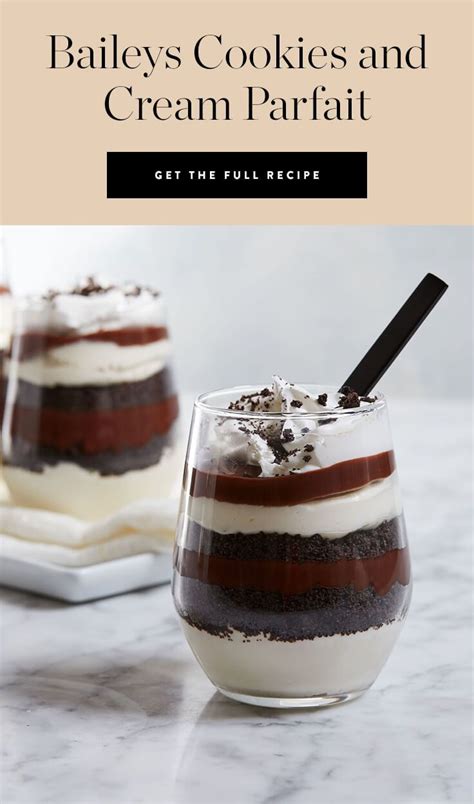 Baileys Cookies And Cream Parfait Recipe Desserts Just Desserts