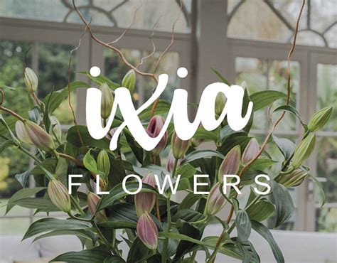 Ixia Flowers - Rebrand on Behance