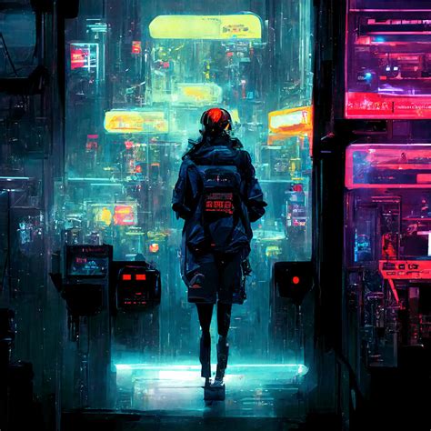 Cyberpunk Street Digital Art by Almodozo A | Fine Art America