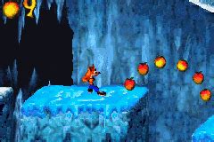 Screenshot Of Crash Bandicoot The Huge Adventure Game Boy Advance