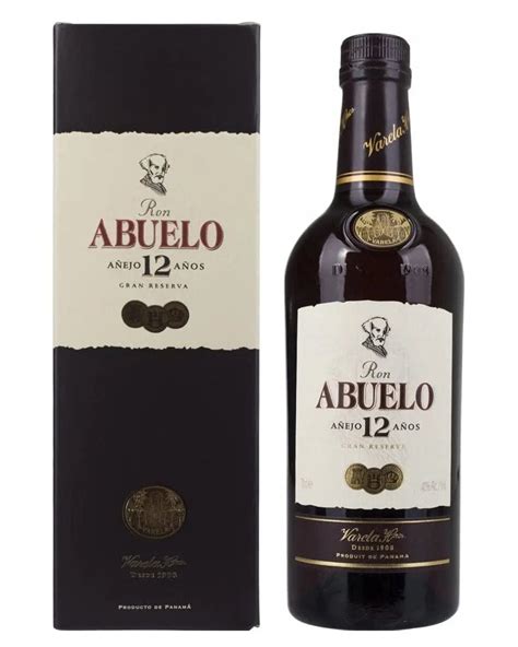 Buy Ron Abuelo 12 Year Old Anejo Rum 70 Cl Online The Bottle Club