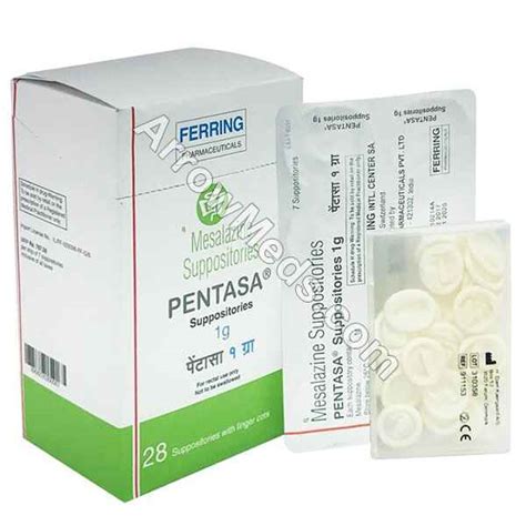 Buy Pentasa Suppository 1g Online At Best Offer Arrowmeds