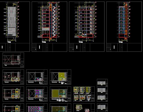 Tòa Nhà Văn Phòng Nhỏ Có Thang Máy CADFULL FREE AUTOCAD BLOCKS