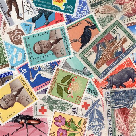 Congo Belge timbres de collection tous différents Philantologie