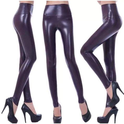 Dark Purple Leather Pants Leggings In Leggings Are Not Pants