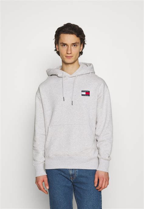 Tommy Jeans Badge Hoodie Grey Atelier Yuwaciaojp