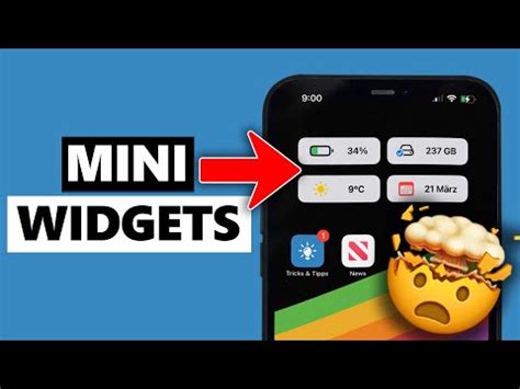 VIDEO Mini Widgets Auf Dem IPhone Erstellen So Geht S