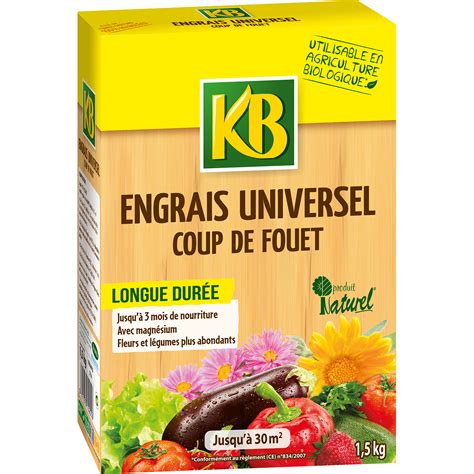 KB Engrais Universel 1 5KG La Pause Jardin