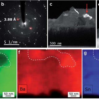 A Bright Field TEM Image Of The Cross Section Of The Sample Prepared