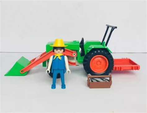 Playmobil 3500 Tractor Vintage 1991 Rtrmx Pm Meses Sin Intereses