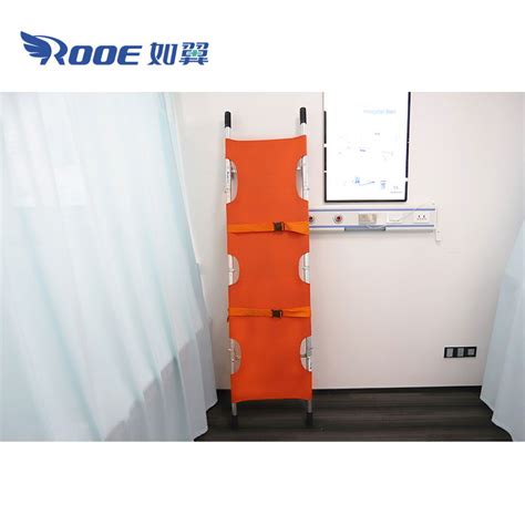 4 Folding Stretcher For Accidents Rescue Stretcher With Carry Bag