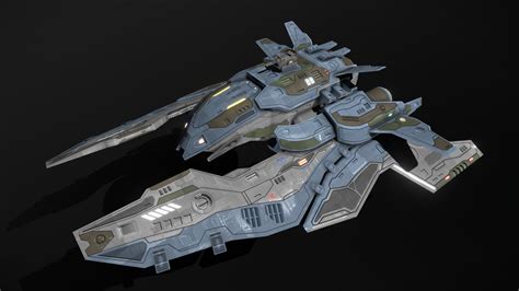 Yellowjackets Frigate Conquest Buy Royalty Free 3D Model By MSGDI