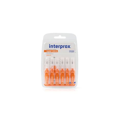 Interprox Brossettes Super Micro Orange 6 Pc S Farmaline