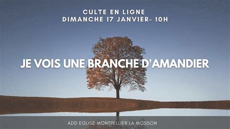 Culte En Ligne I 17 Janvier 2021 I Add Eglise Montpellier La Mosson Youtube