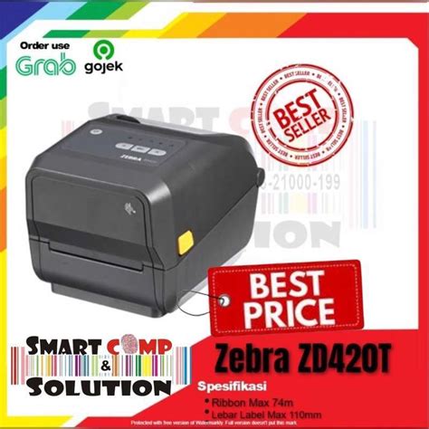 Jual Printer Barcode Zebra Zd Zd Zd T Pengganti Gk