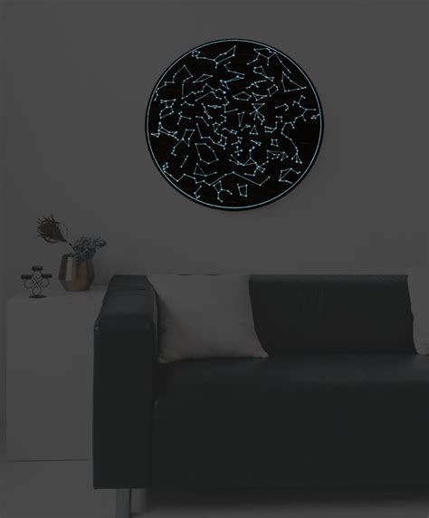 Star Map Of The Southern Hemisphere With Glow At Night Made In Puzzle