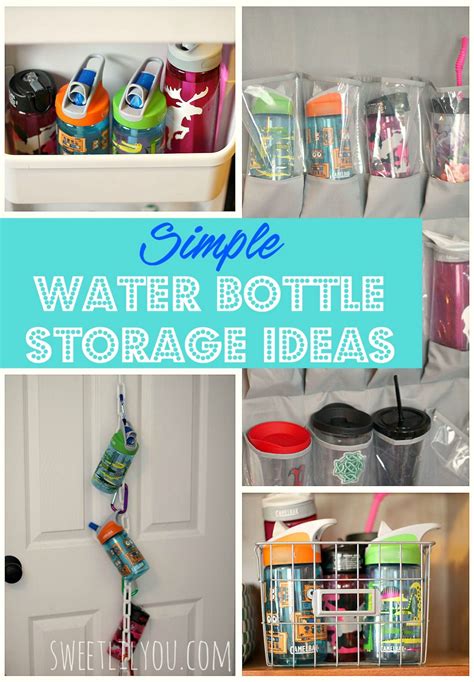 Simple Water Bottle Storage Ideas Sweet Lil You Water Bottle