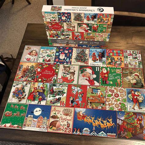 Calendario Dell Avvento Di Natale Puzzle Pezzi Calendario Dell