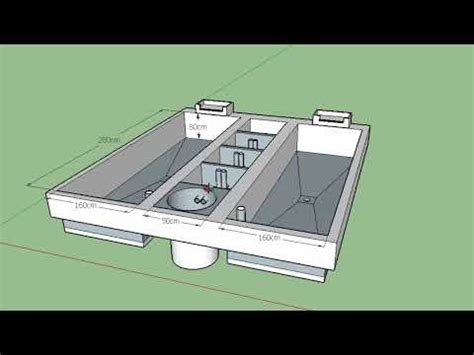 Sketsa Pembuatan Satu Chamber Untuk Dua Kolam YouTube