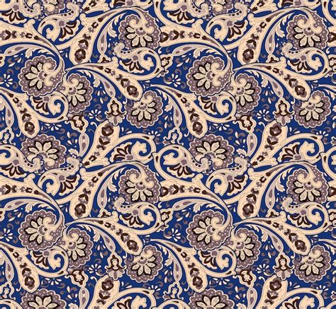 Patr N De Ornamento Retro Paisley Tnico Foto Premium