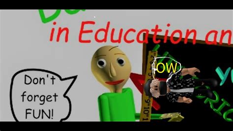 Playing Baldi S Basics Youtube