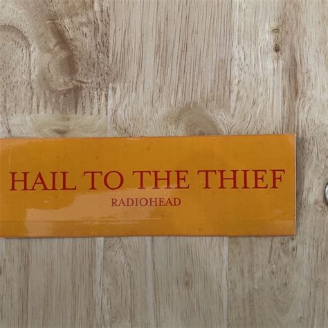 Radiohead promotional sticker - Depop