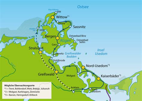 Eine Radtour Inseln R Gen Hiddensee Und Usedom